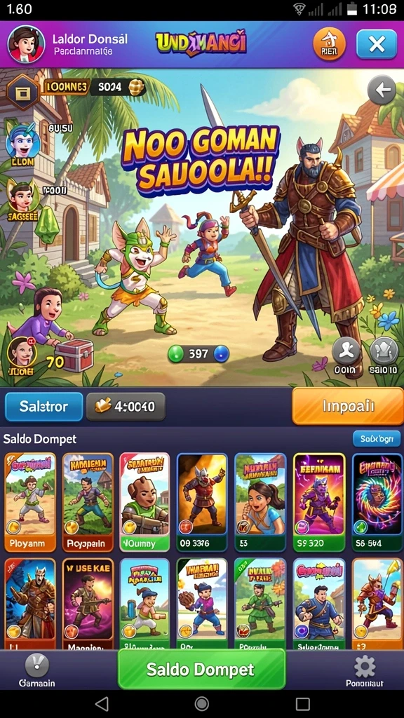luck365 - Screenshot menunjukkan fitur permainan sosial yang seru.