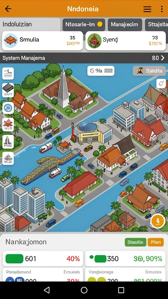 okidr - Ilustrasi karakter unik yang dapat dipilih oleh pemain.